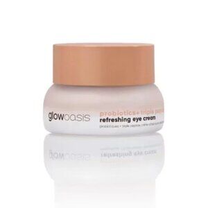 NEW glowoasis Probiotics + Triple Peptide Refreshing Eye Cream